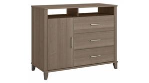 Dressers Bush Furniture 3 Drawer Dresser and Bedroom TV Stand