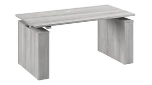 Adjustable Height Desks & Tables Bush Furniture 60in W Electric Height Adjustable Standing Desk