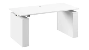 Adjustable Height Desks & Tables Bush 60in W Electric Height Adjustable Standing Desk