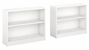 Low Bookcases Bush 2 Shelf Bookcase - Set of 2