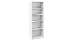 Standard Bookcases Bush Furniture 25in W Tall 5 Shelf Bookcase