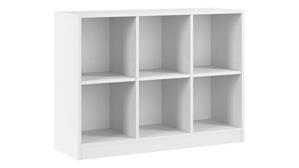 Low Bookcases Bush Furniture 6 Cube Organizer Shelf