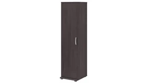 Tall Storage Cabinets Bush Tall Narrow Storage Cabinet with Door and Shelves