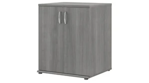 Storage Cabinets Bush Floor Storage Cabinet with Doors and Shelves