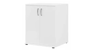 Storage Cabinets Bush Floor Storage Cabinet with Doors and Shelves