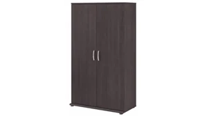 Tall Storage Cabinets Bush Tall Storage Cabinet with Doors and Shelves