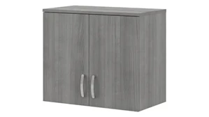 Low Storage Cabinets Bush Wall Cabinet with Doors and Shelves