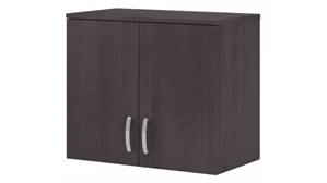 Low Storage Cabinets Bush Furnishings Wall Cabinet with Doors and Shelves