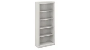 Standard Bookcases Bush Furnishings 5 Shelf Bookcase