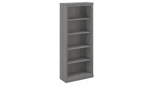 Standard Bookcases Bush Furnishings 5 Shelf Bookcase