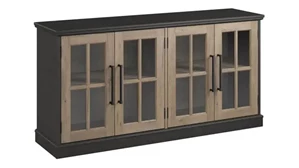 Storage Credenzas Bush Furnishings 60in W Sideboard Cabinet