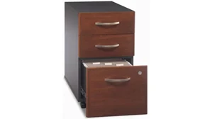 Mobile File Cabinets Bush Furnishings 3 Drawer Mobile Vertical File