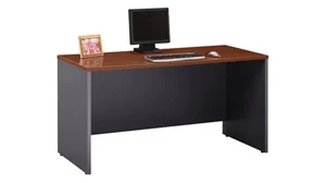 Stand-Alone Desk Shells Bush Furnishings 60in W x 24in D Credenza Desk
