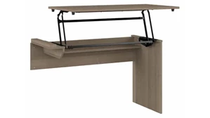 Standing Desks - Manually Adjustable Bush Furnishings 3 Position Sit to Stand Desk Return