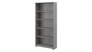 Standard Bookcases Bush Furnishings 5 Shelf Bookcase