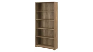 Standard Bookcases Bush Furnishings 5 Shelf Bookcase