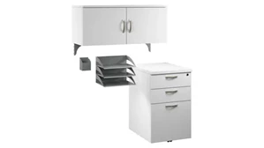 Mobile File Cabinets Bush Furnishings Storage and Accessory Kit
