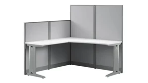Cubicles Bush Furnishings L-Shaped Workstation