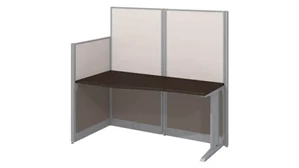 Cubicles Bush 65in W x 33in D Straight Cubicle Desk