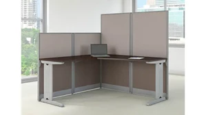 Cubicles Bush L-Shaped Workstation