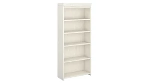 Standard Bookcases Bush Furnishings 5 Shelf Bookcase