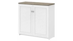 Low Storage Cabinets Bush Furnishings Small Storage Cabinet with Doors