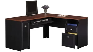 L Shaped Desks Bush Furniture 60in W L-Shaped Desk