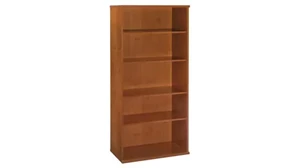 Standard Bookcases Bush Furnishings Open Double Bookcase