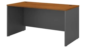Stand-Alone Desk Shells Bush Furnishings 60in W x 30in D Office Desk