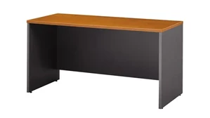 Stand-Alone Desk Shells Bush Furnishings 60in W x 24in D Credenza Desk