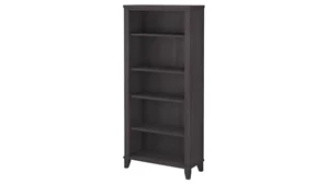 Standard Bookcases Bush Furniture 5 Shelf Bookcase