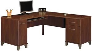 L Shaped Desks Bush Furniture 60in W L Shaped Desk