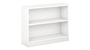 Low Bookcases Bush Furnishings 2 Shelf Bookcase