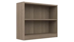 Low Bookcases Bush Furnishings 2 Shelf Bookcase