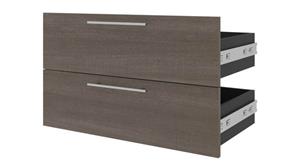 Bookcases Bestar Office Furniture 2 Drawer Set for 30in W Shelving Unit