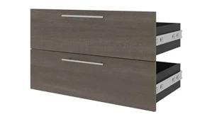 Bookcases Bestar Office Furniture 2 Drawer Set for 30in W Shelving Unit