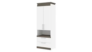 Storage Cabinets Bestar Office Furniture 30in W Storage Cabinet with Pull-Out Shelf