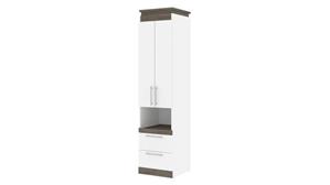 Storage Cabinets Bestar Office Furniture 20in W Storage Cabinet with Pull-Out Shelf