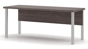 Stand-Alone Desk Shells Bestar Table with Metal Legs