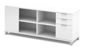 Combo Credenzas Bestar Credenza with Three Drawers