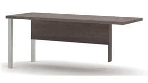 Returns & Bridges Bestar Return Table with Metal Legs