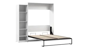Murphy Beds - Queen Bestar Office Furniture 85in W Queen Murphy Bed with Closet Organizer
