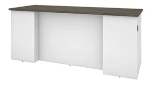 Stand-Alone Desk Shells Bestar 72in W Desk Shell