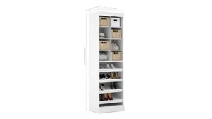 Storage Cabinets Bestar Office Furniture 25in Multi-Storage Cubby