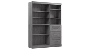 Closet Storage & Organizers Bestar Office Furniture 61in W Closet Organizer System