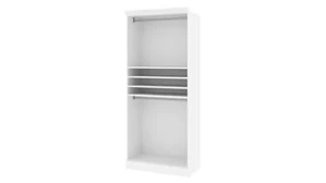 Storage Cabinets Bestar Office Furniture 36in Closet Storage Shell
