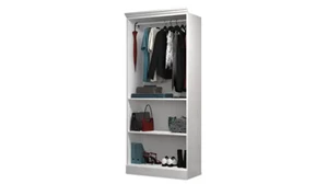Storage Cabinets Bestar Office Furniture 36in Closet Storage Shell