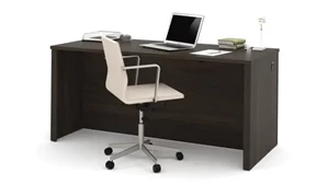 Stand-Alone Desk Shells Bestar 66in W Executive Desk Shell