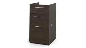 Vertical File Cabinets Bestar 16in W 3 Drawer Vertical File Pedestal