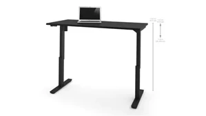 Standing Desks - Electronically Adjustable Bestar Office Furniture 30in x 60in Electric Height Adjustable Table